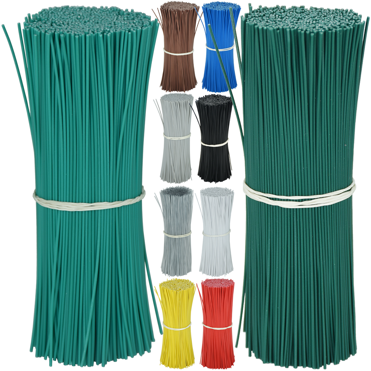 100PCS Round Gardening Cable T - Garden Wire Twist Tie ulasan dan harga