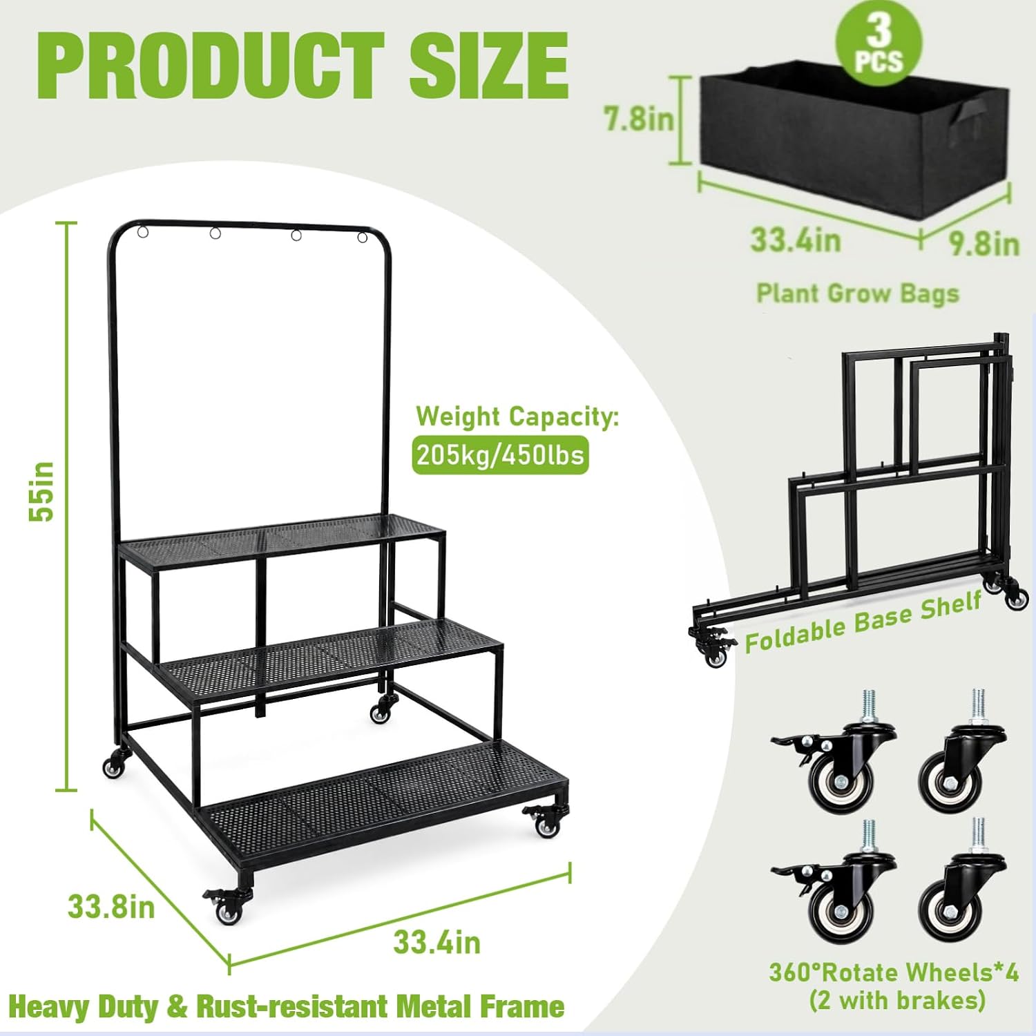 Vertical Garden Bed Mobile Rai - Grow Bags ulasan dan harga