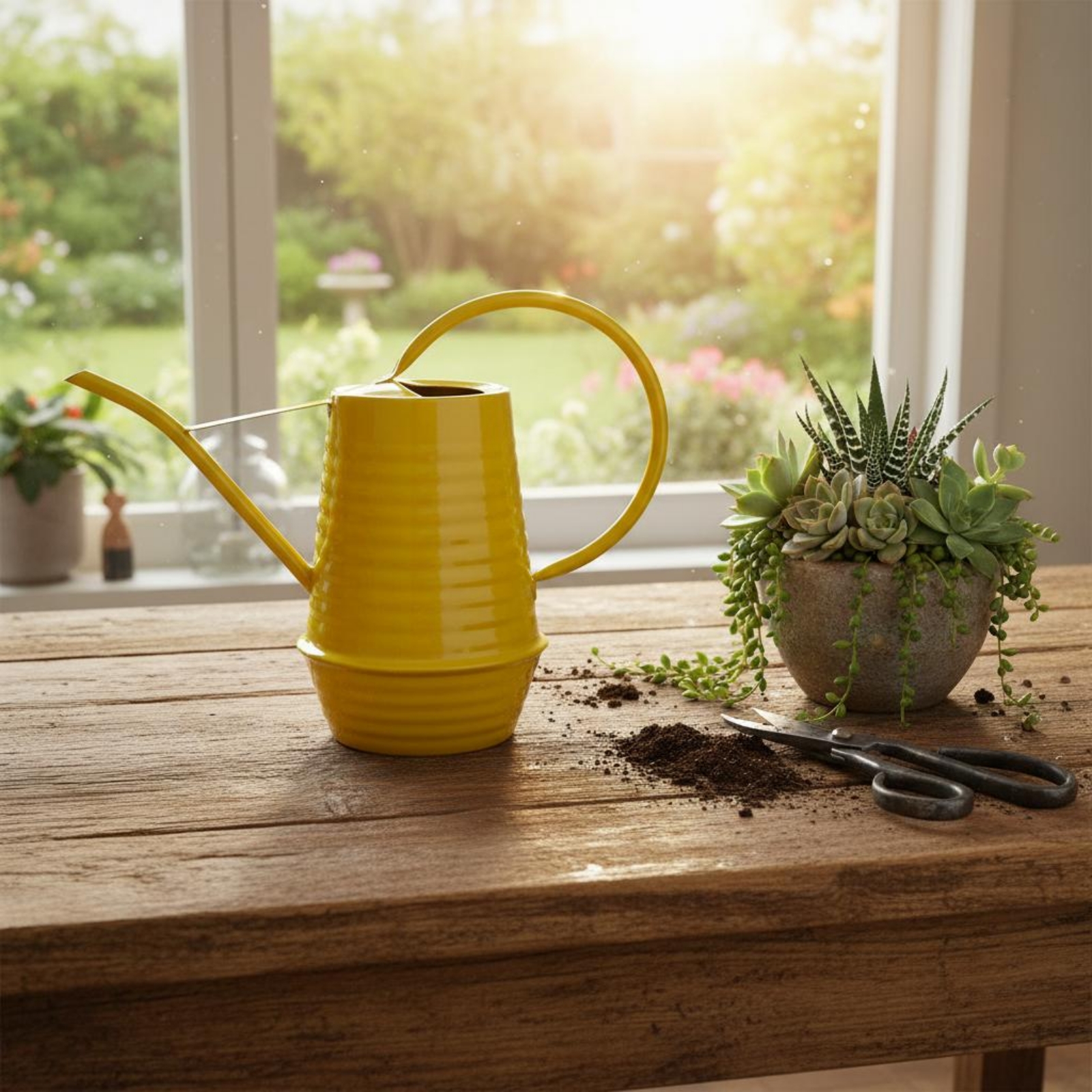 Long Spout Watering Can Rust-R - Gardening Tools Watering Can ulasan dan harga