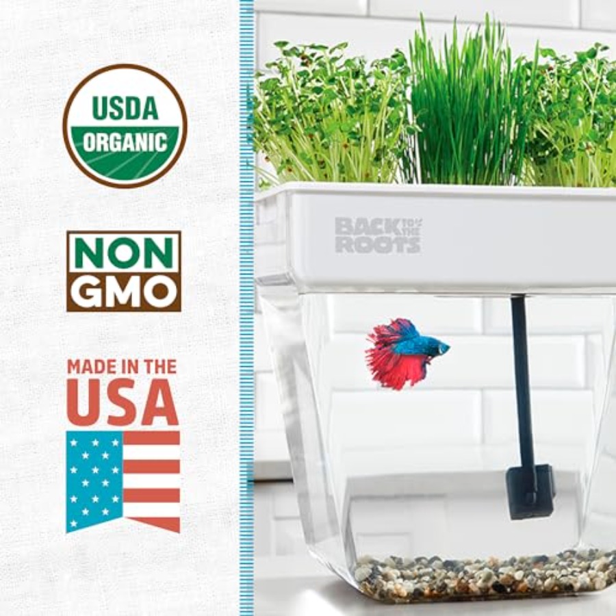 Indoor aquaponic garden: 3-gal - Self-Watering Planter ulasan dan harga