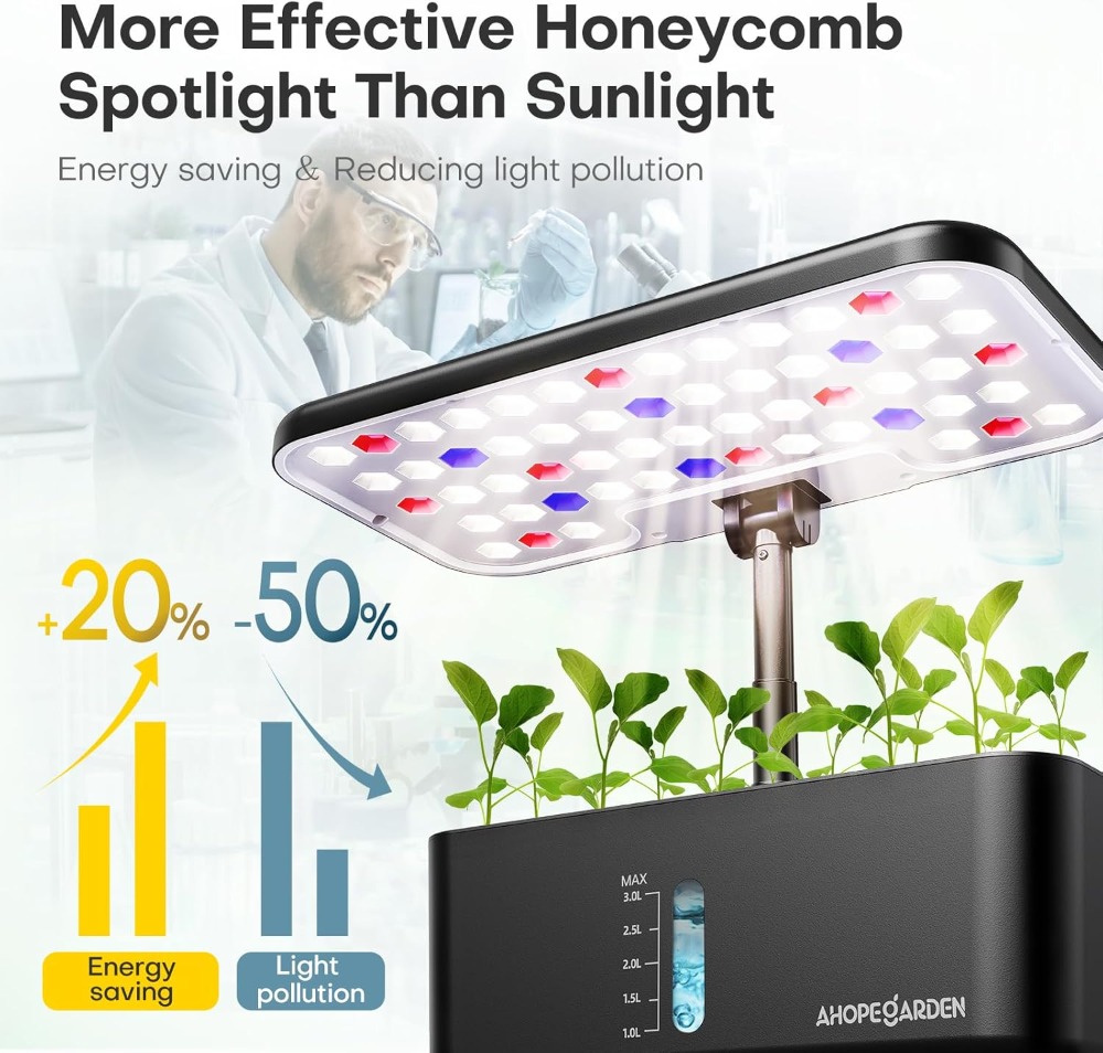 10-Pod Hydroponic Growing Syst - Hydroponic System ulasan dan harga