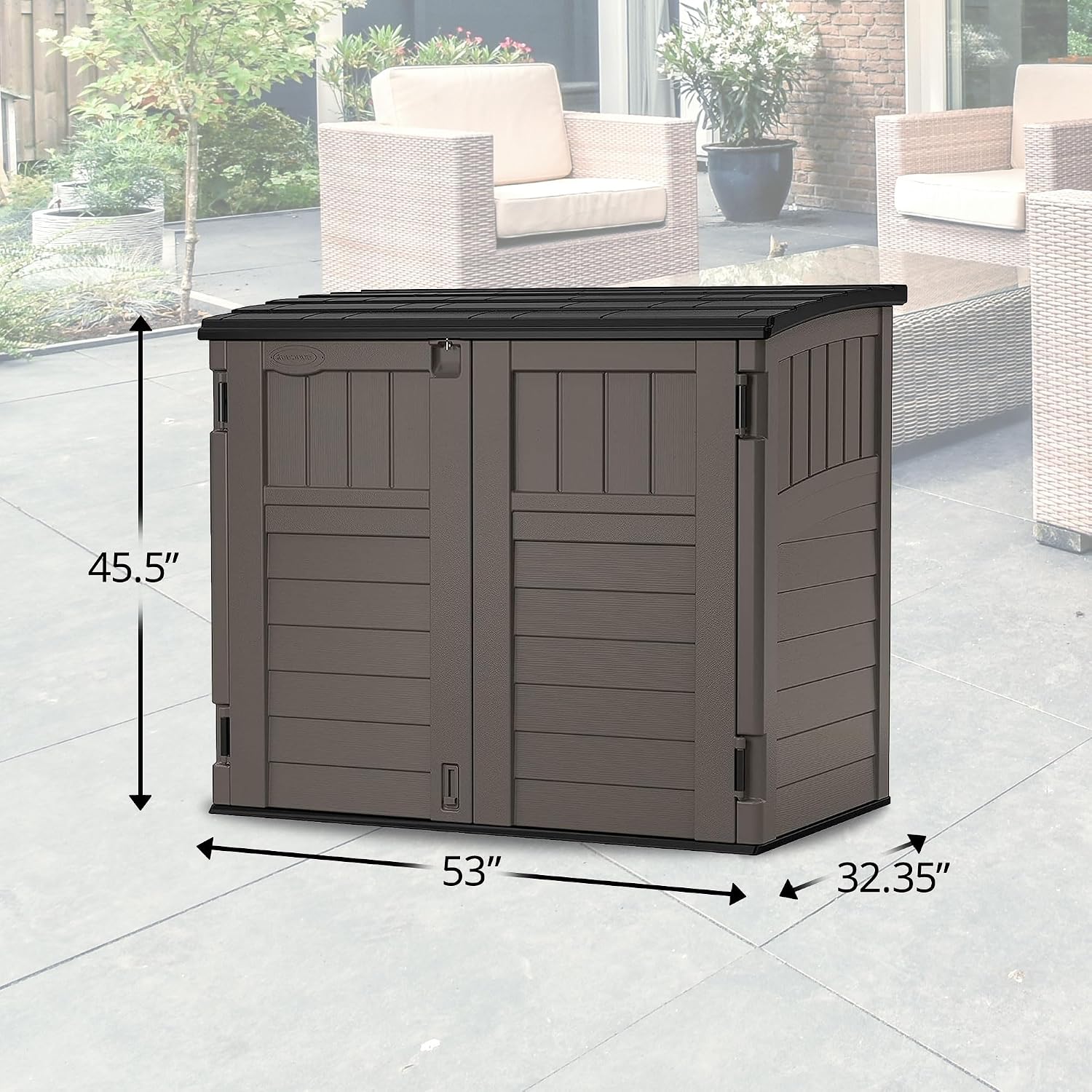 Outdoor Storage Shed For Backy - Gardening Tools Equipment ulasan dan harga