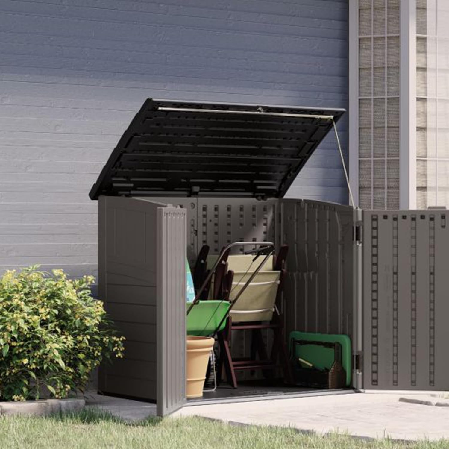 Outdoor Storage Shed For Backy - Gardening Tools Equipment ulasan dan harga