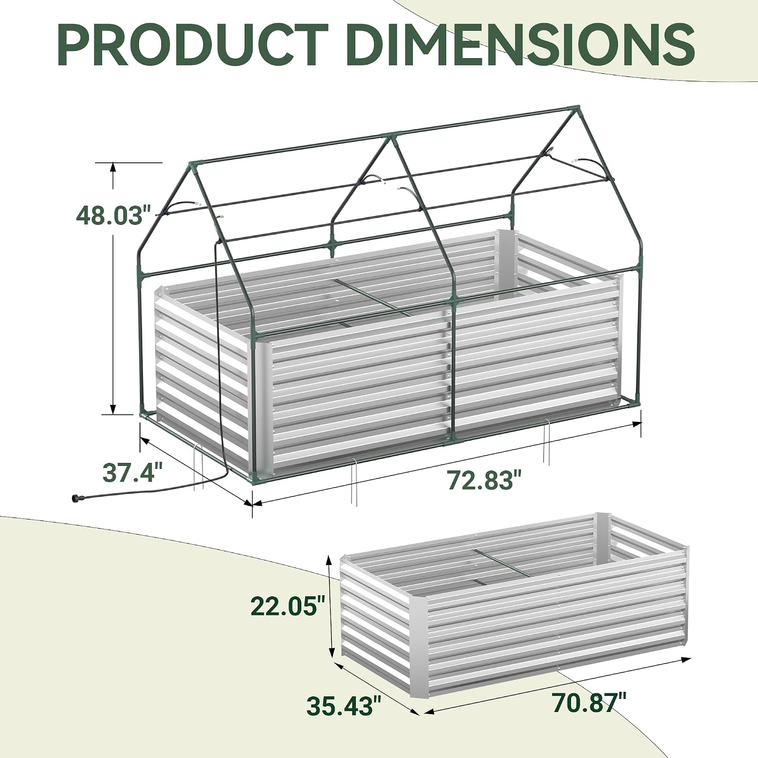 Self-Watering Raised Garden Be - Self-Watering Planter ulasan dan harga