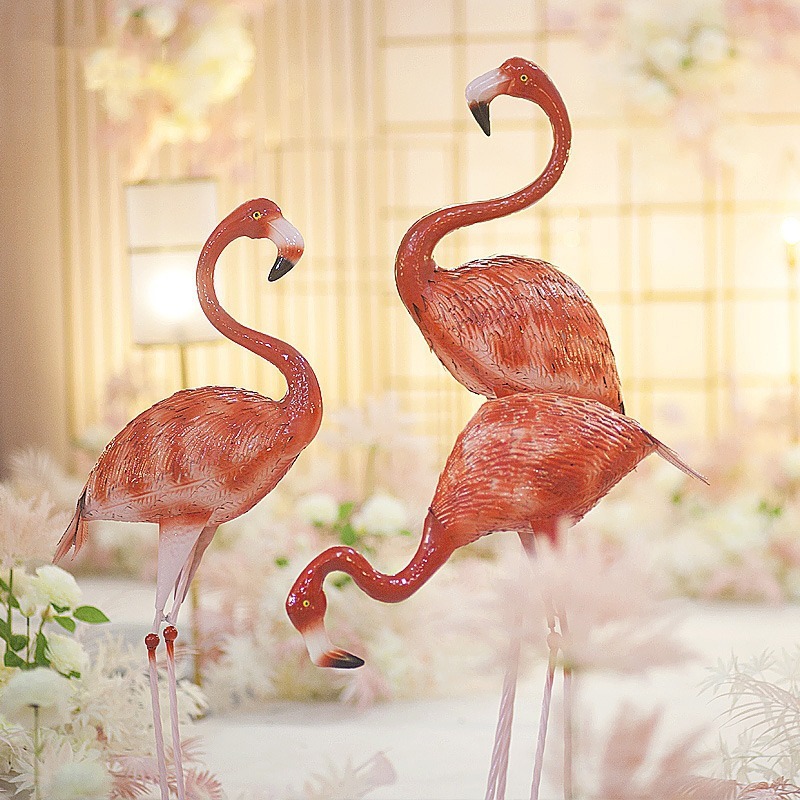Flamingo Garden Ornament Outdo - Gardening Tools Photo ulasan dan harga