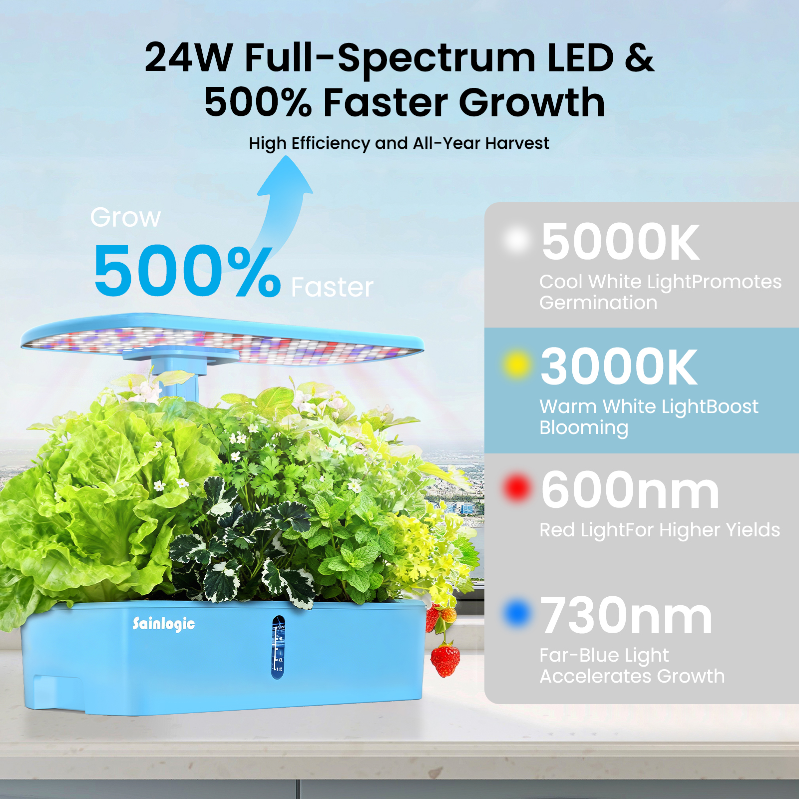 Smart Hydroponics Growing Syst - Hydroponic System ulasan dan harga