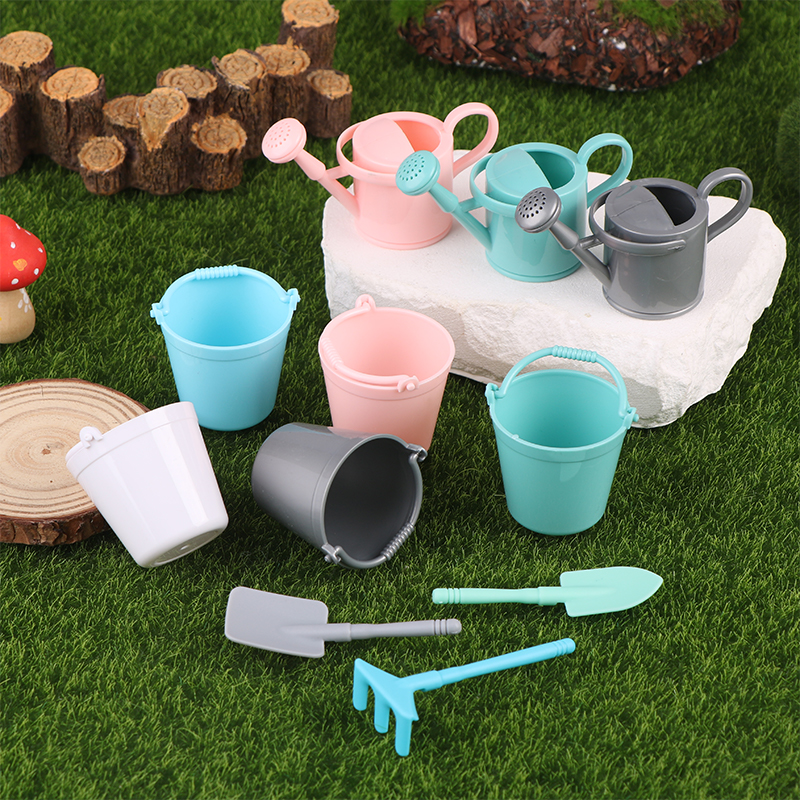 1:12 Dollhouse Miniature Water - Gardening Tools Watering Can ulasan dan harga