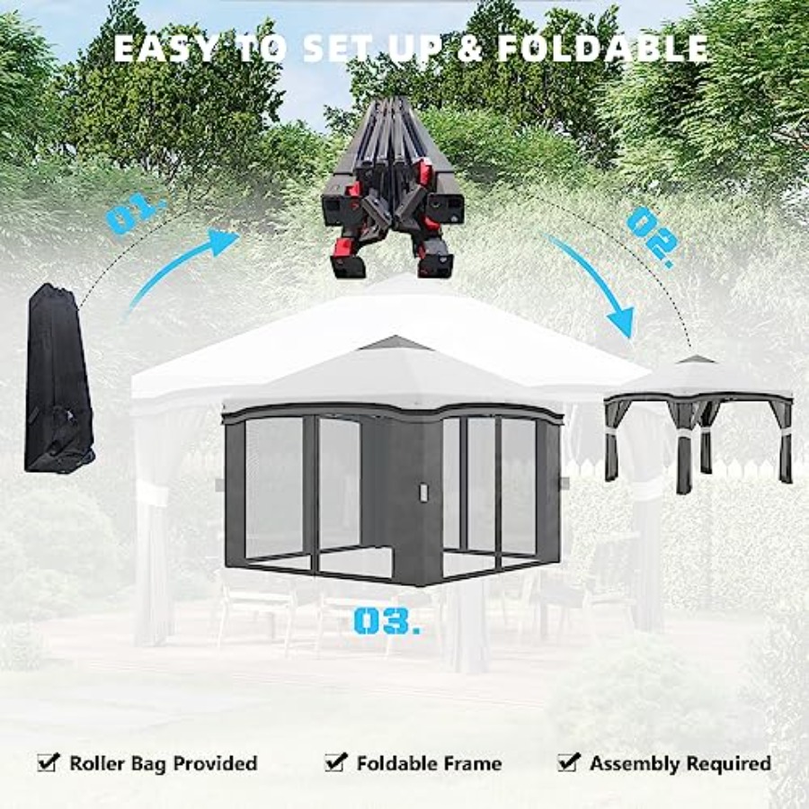Outdoor garden patio pop up ca - Grow Bags ulasan dan harga