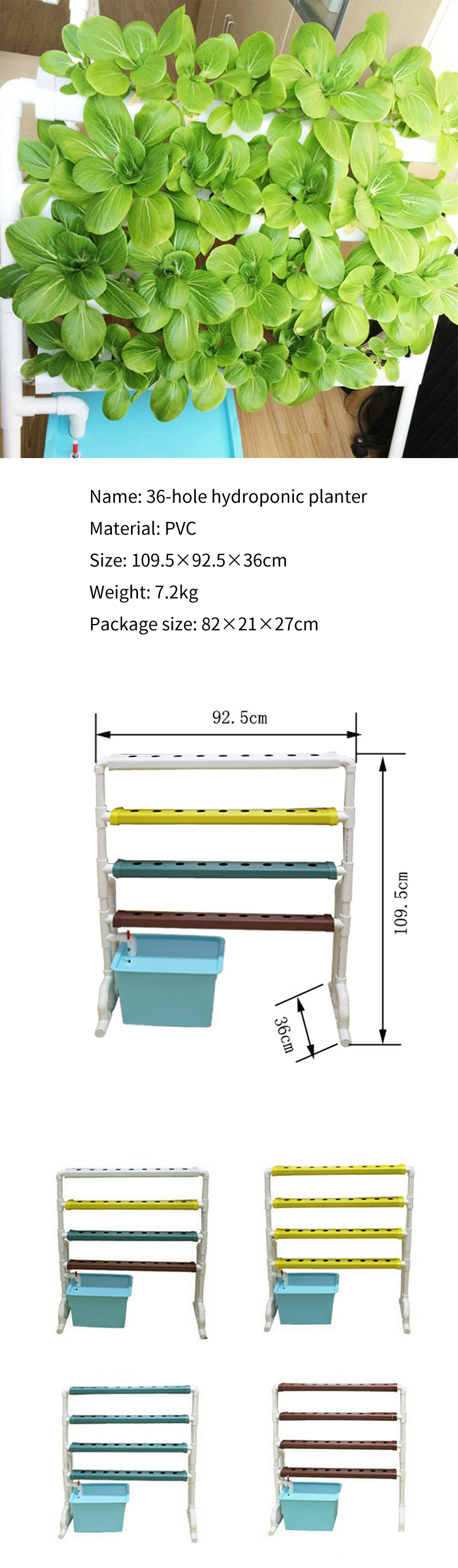 36 Cells Balcony Using Small H - Hydroponic System ulasan dan harga