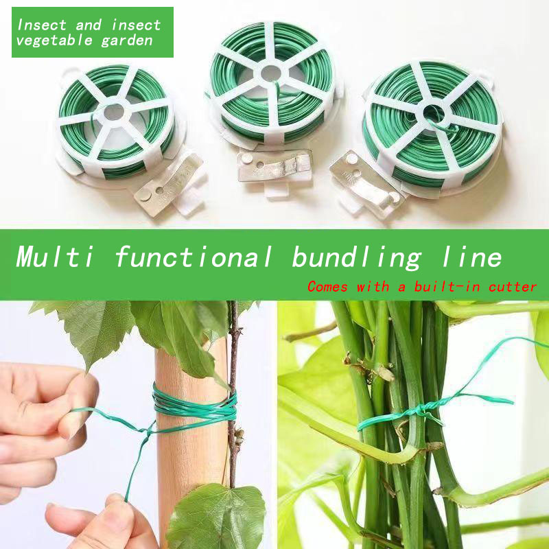 1 Roll 100M Eco-Friendly Plast - Garden Wire Twist Tie ulasan dan harga