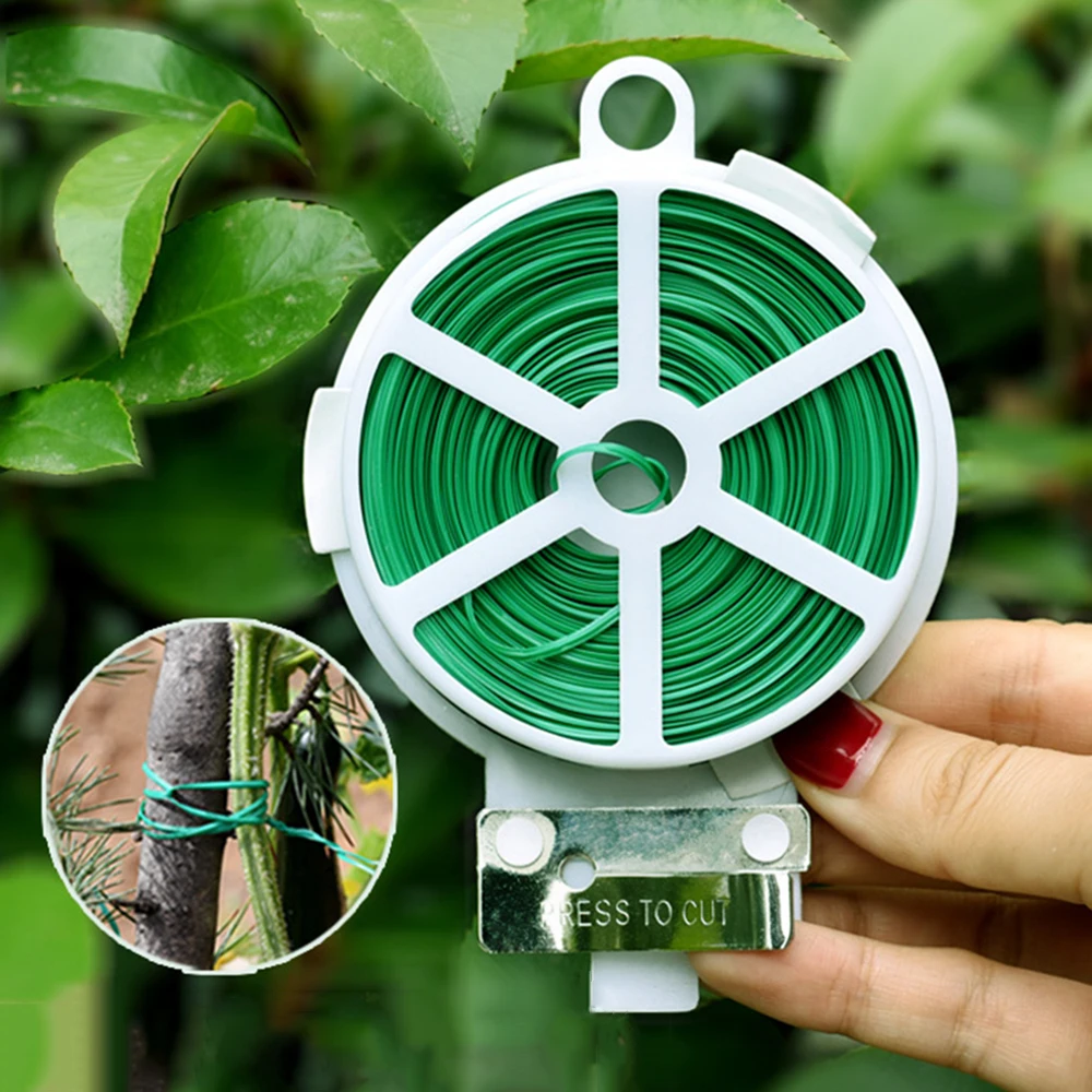 1 Roll 100M Eco-Friendly Plast - Garden Wire Twist Tie ulasan dan harga