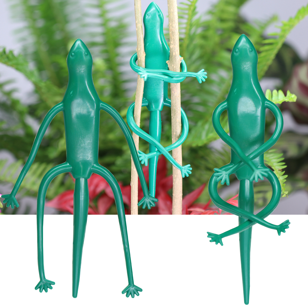 1PC Gecko Shape Garden Plant T - Garden Wire Twist Tie ulasan dan harga