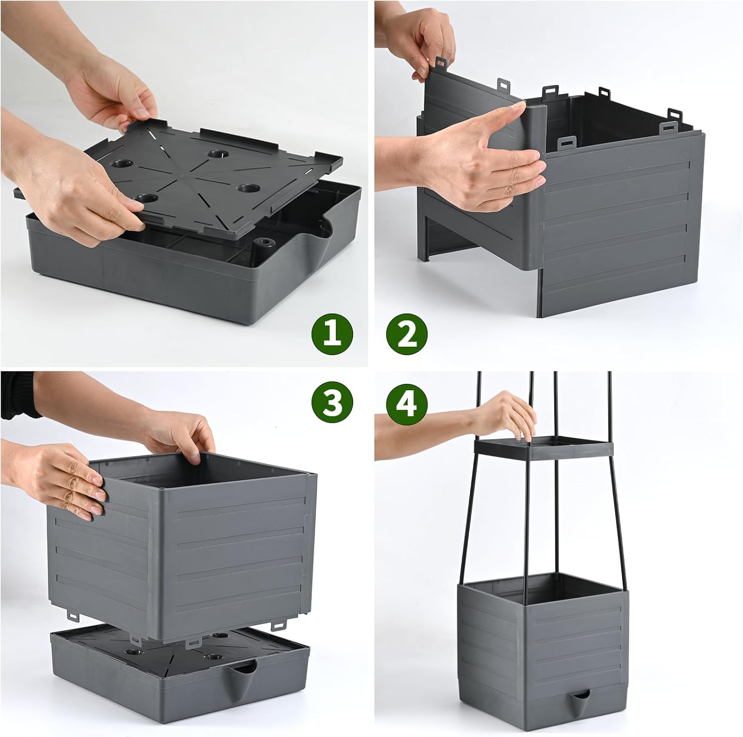 Raised Garden Bed Planter Box  - Self-Watering Planter ulasan dan harga