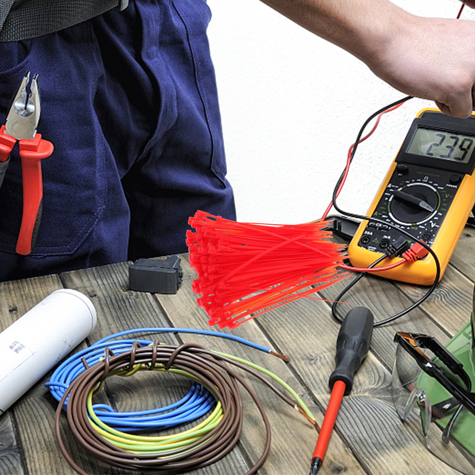500Pcs Heavy Duty Cable Ties S - Garden Wire Twist Tie ulasan dan harga