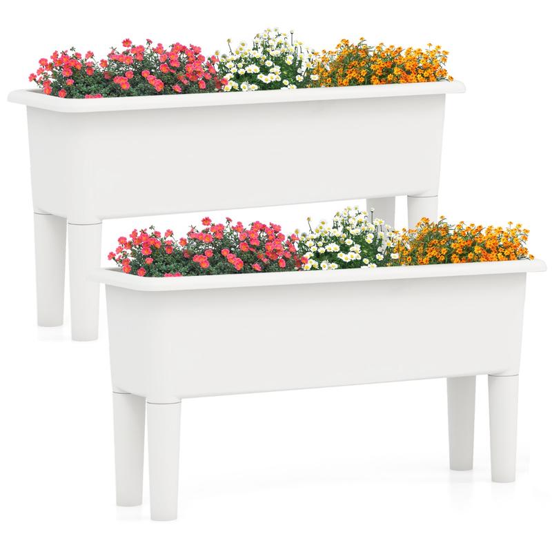 2 PCS Raised Garden Beds Self- - Self-Watering Planter ulasan dan harga