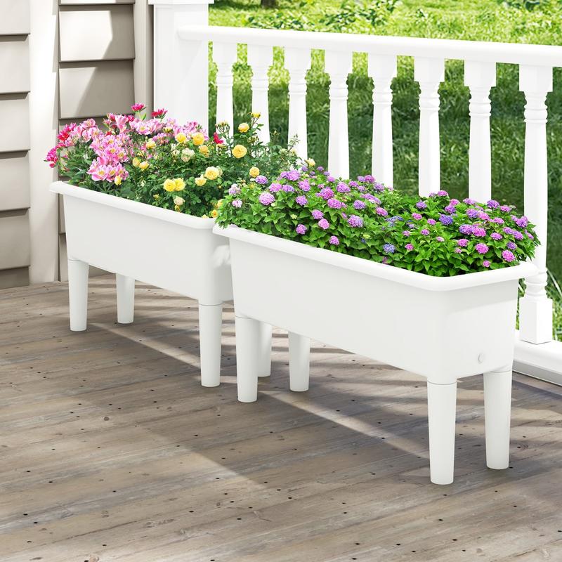 2 PCS Raised Garden Beds Self- - Self-Watering Planter ulasan dan harga