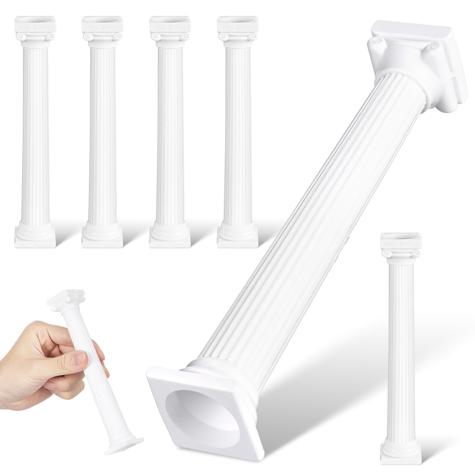 6Pcs Roman Pillar Mini Column  - Gardening Tools Photo ulasan dan harga