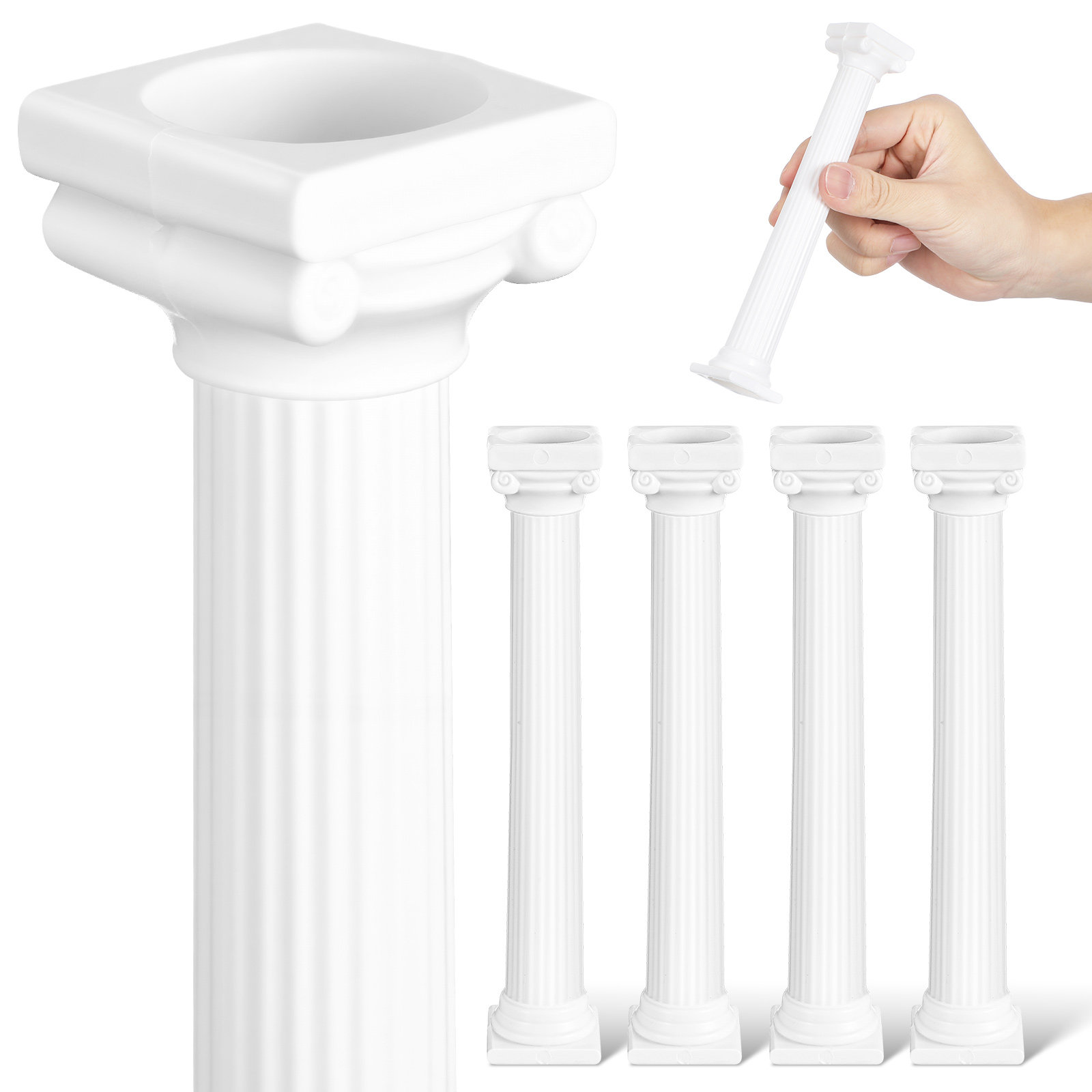 6Pcs Roman Pillar Mini Column  - Gardening Tools Photo ulasan dan harga