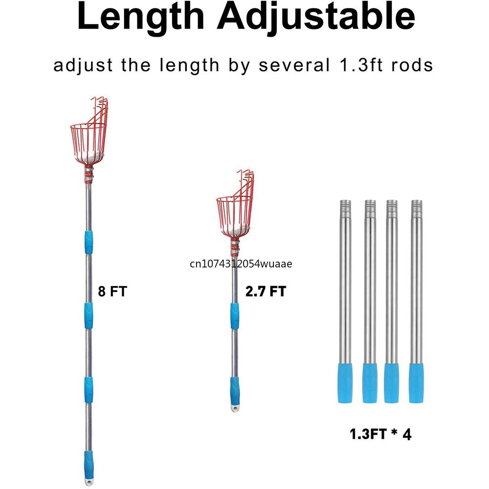 1Set  Fruit Picker, Adjustable - Gardening Tools Rack ulasan dan harga