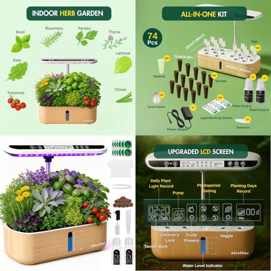 Hydroponics Growing System Kit - Hydroponic System ulasan dan harga