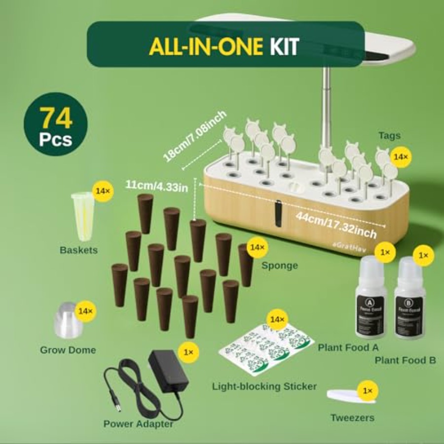 Hydroponics Growing System Kit - Hydroponic System ulasan dan harga