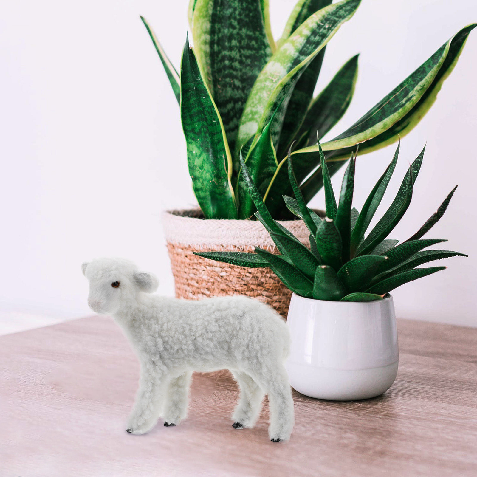 Realistic Sheep Statue Weather - Gardening Tools Photo ulasan dan harga