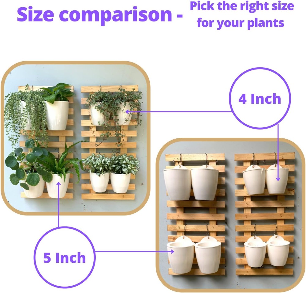10-Pack Self-Watering Wall Pla - Self-Watering Planter ulasan dan harga